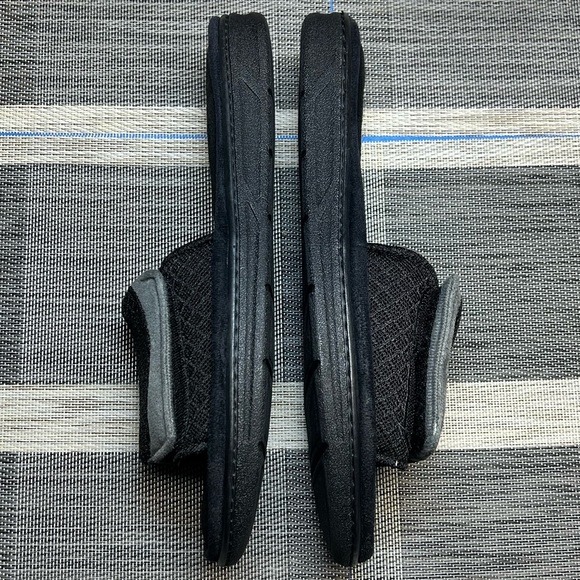 Dearfoams Men’s Easy Slip On Adjustable Slide Slippers 9-10 Medium Black - Picture 10 of 16